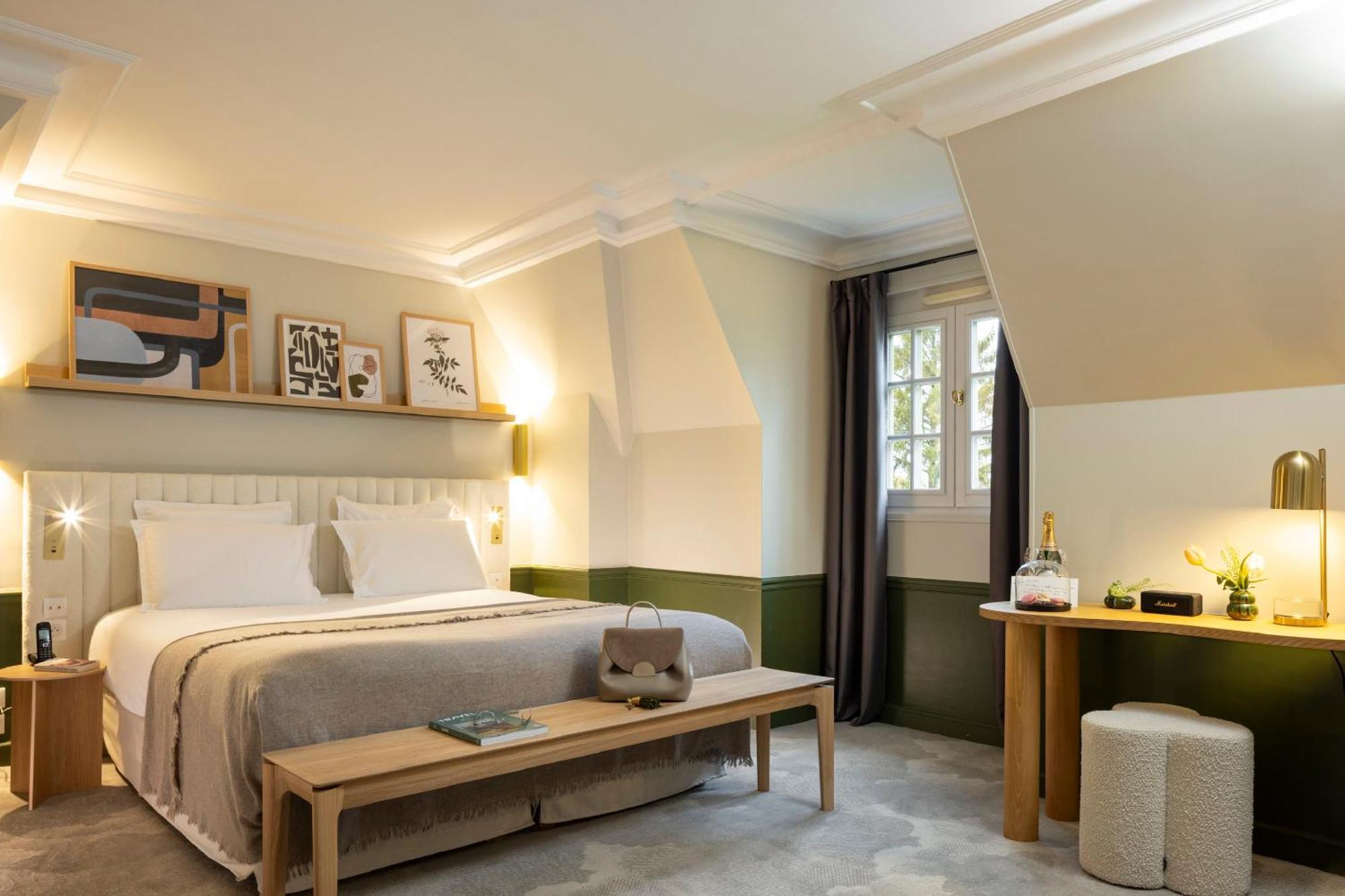 Hostellerie Briqueterie & Spa Champagne Vinay  Εξωτερικό φωτογραφία A room at the hotel
