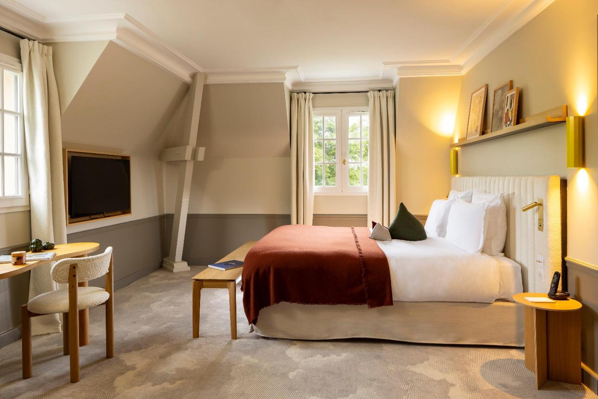 Hostellerie Briqueterie & Spa Champagne Vinay  Εξωτερικό φωτογραφία A room at the hotel